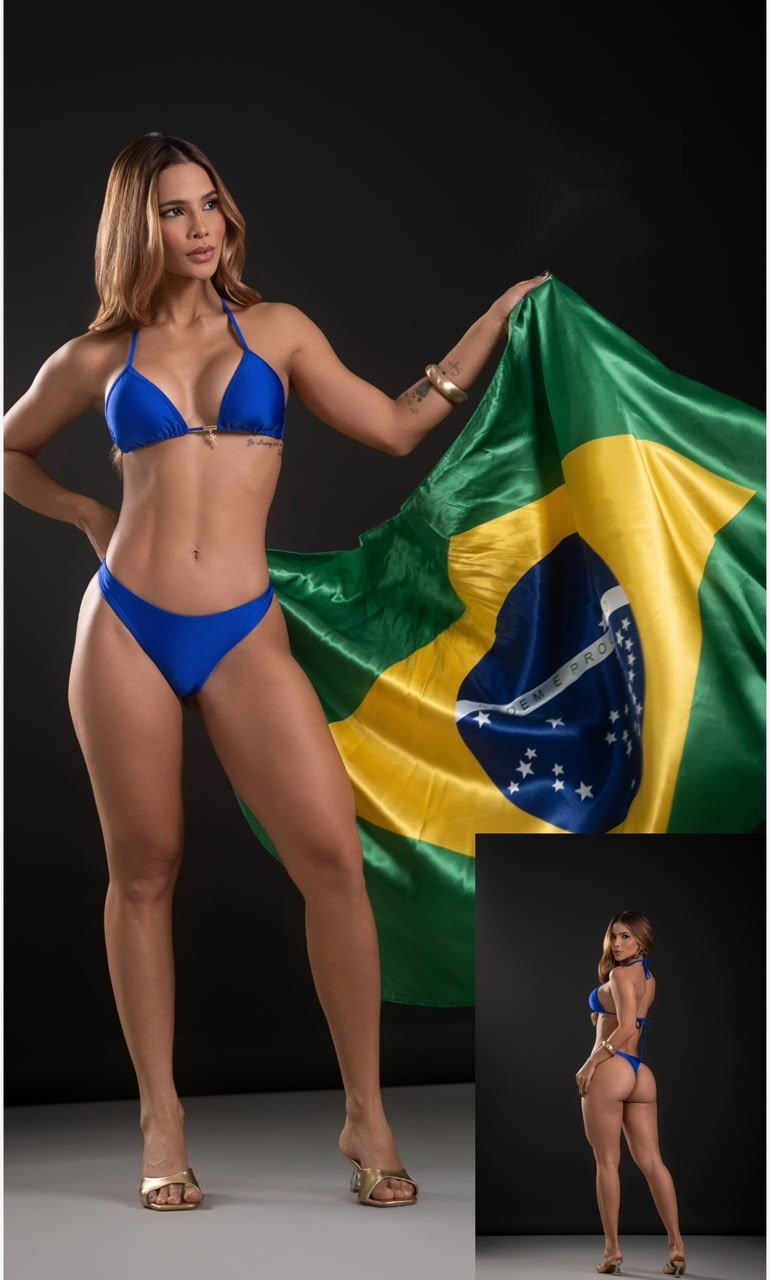 Biquíni azul royal Tati Fit Praia