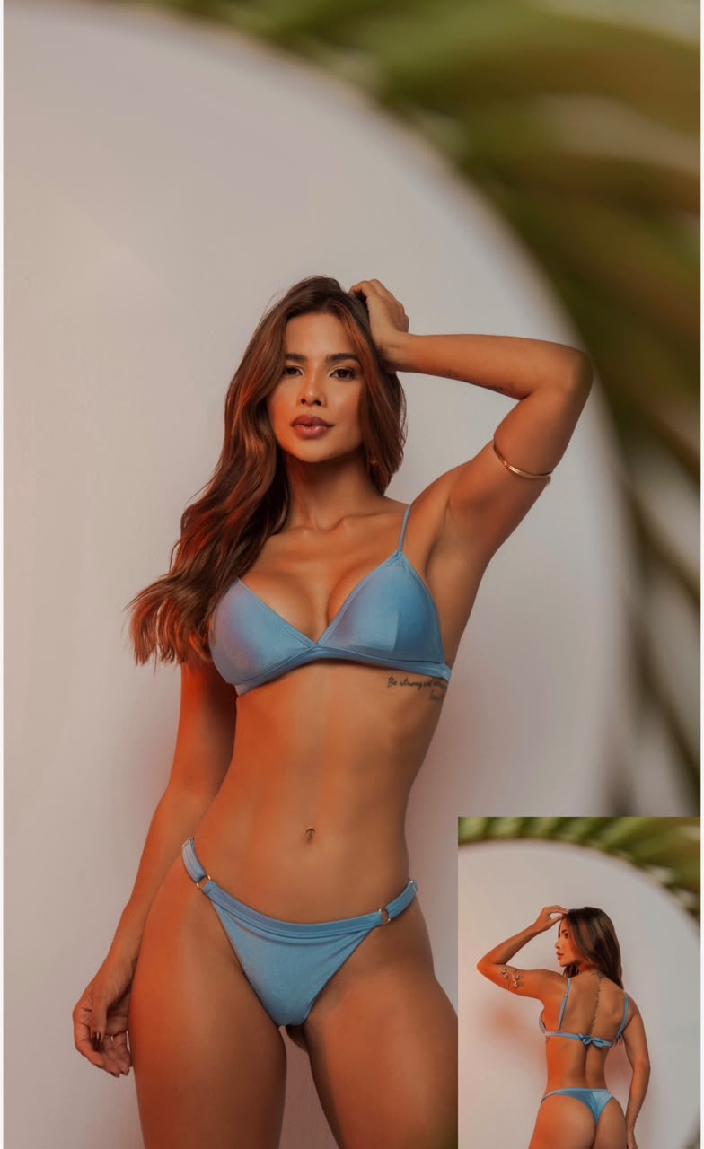 Biquíni azul claro Tati Fit Praia